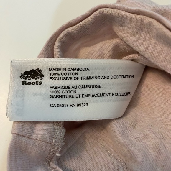 Roots Canada Pink Girls tshirt - Picture 3 of 3